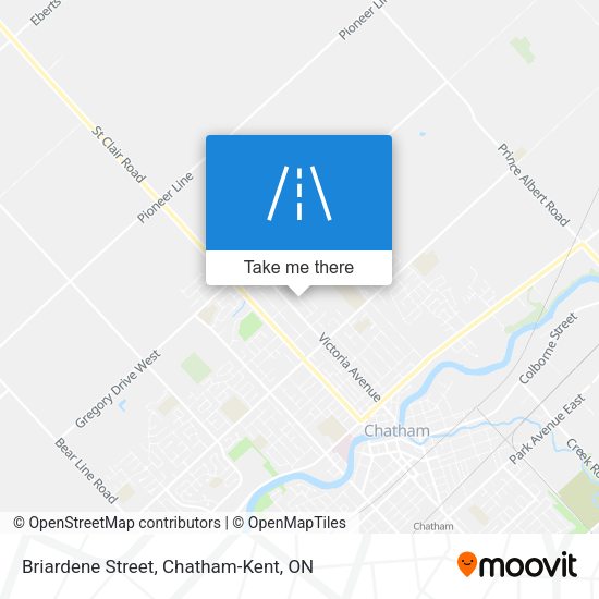 Briardene Street map