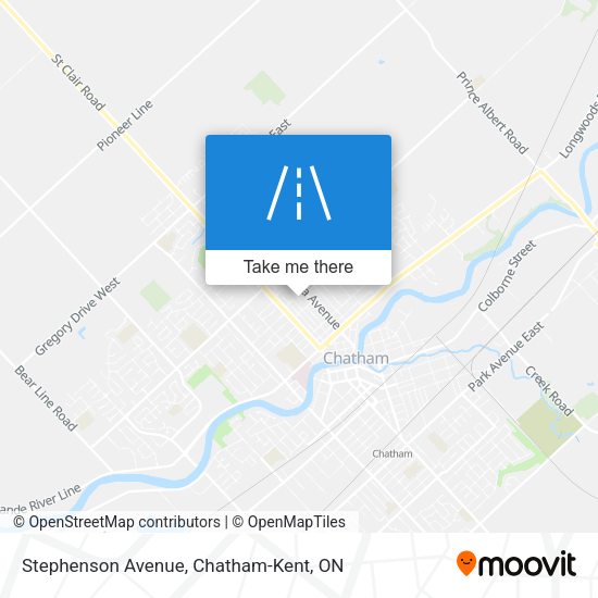 Stephenson Avenue map
