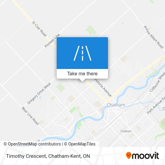 Timothy Crescent map