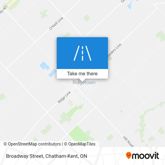 Broadway Street plan