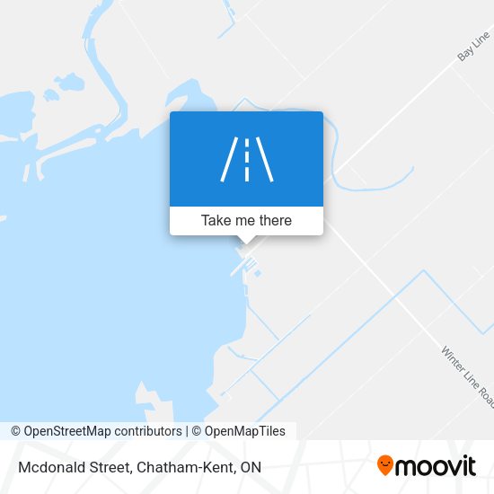 Mcdonald Street map