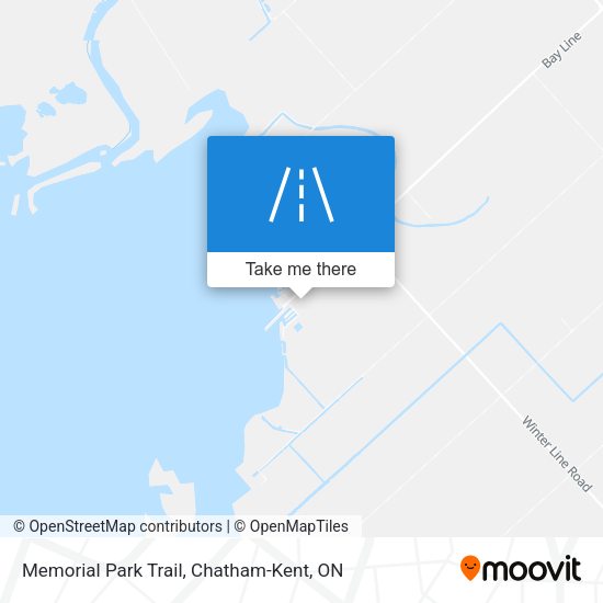 Memorial Park Trail map