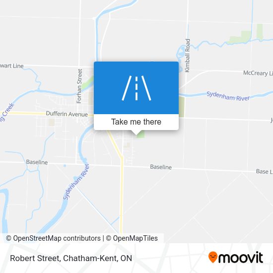 Robert Street map