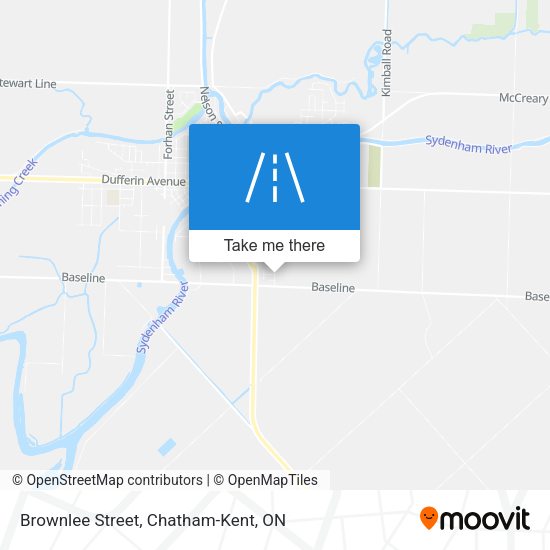 Brownlee Street map
