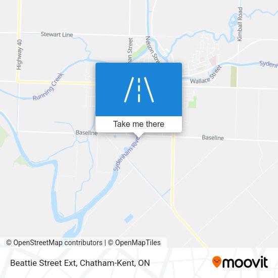 Beattie Street Ext map
