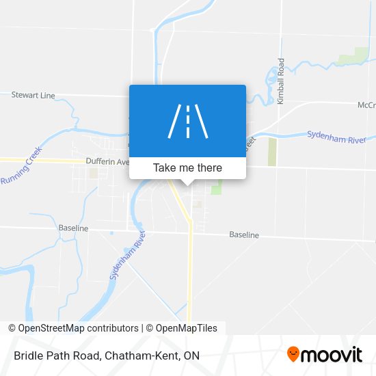 Bridle Path Road map