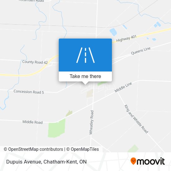 Dupuis Avenue plan