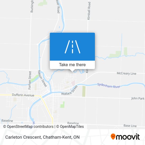 Carleton Crescent map