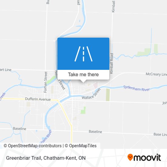 Greenbriar Trail plan