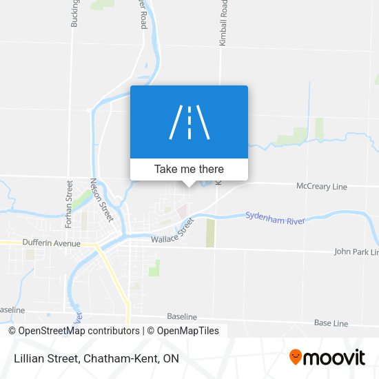Lillian Street map