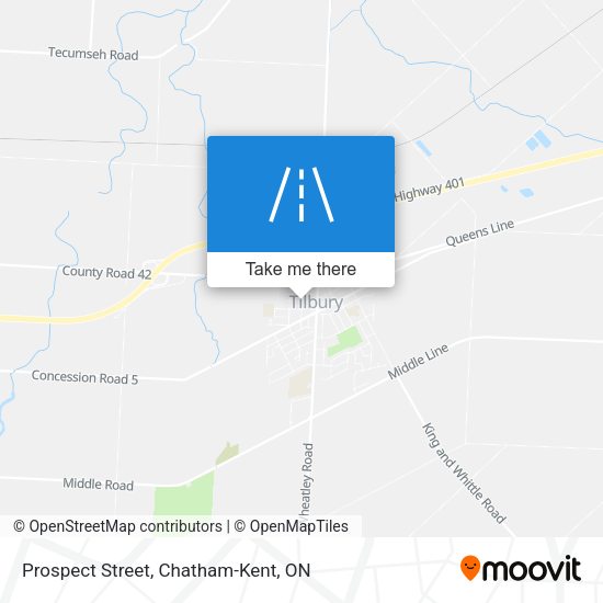 Prospect Street map