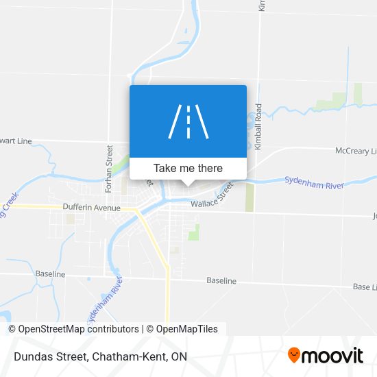 Dundas Street map