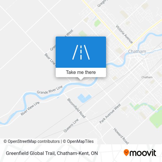 Greenfield Global Trail map