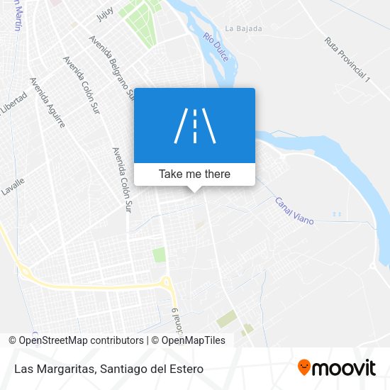 Las Margaritas map