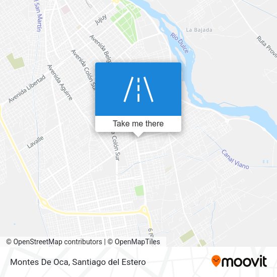 Montes De Oca map