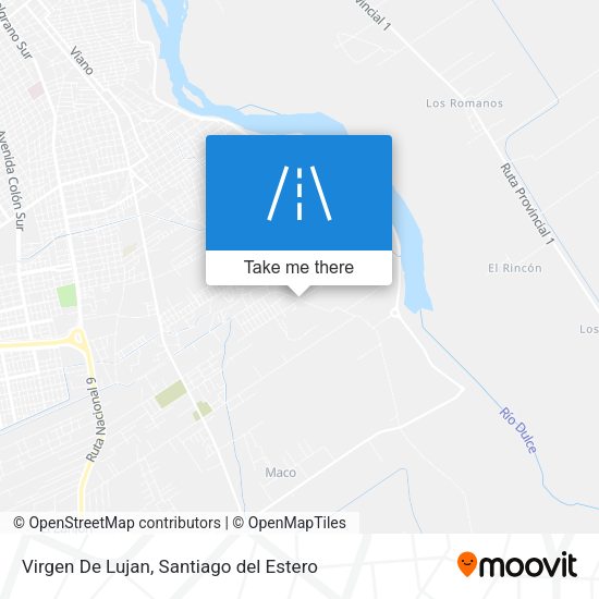Virgen De Lujan map