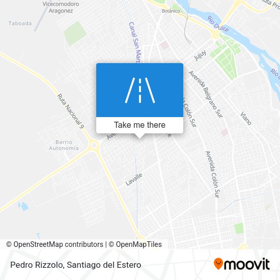 Pedro Rizzolo map