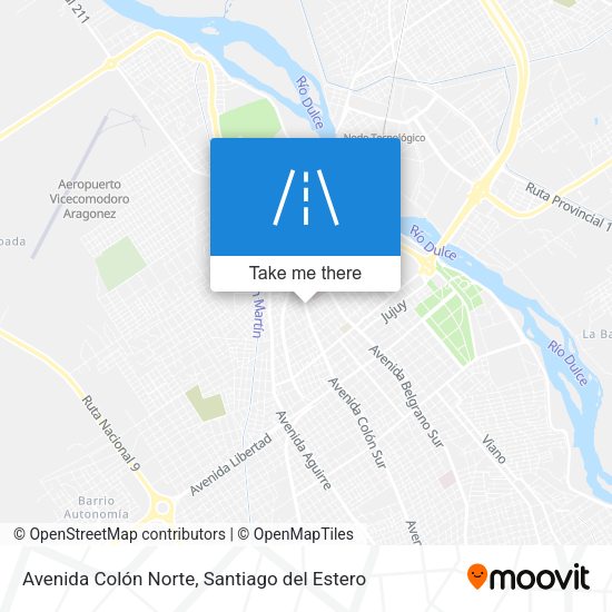 Mapa de Avenida Colón Norte