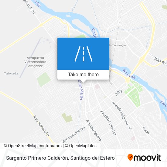 Sargento Primero Calderón map