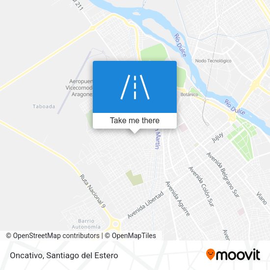 Mapa de Oncativo