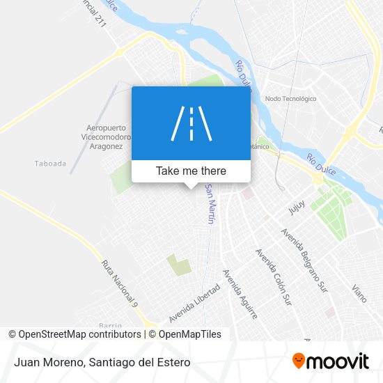 Juan Moreno map