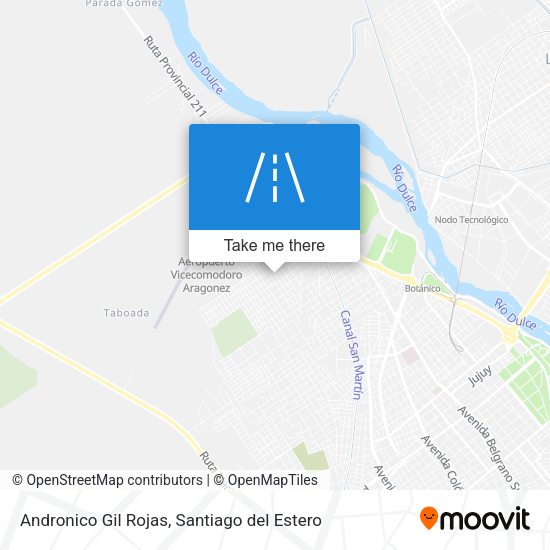 Mapa de Andronico Gil Rojas