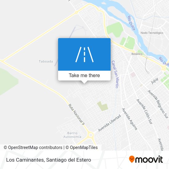 Mapa de Los Caminantes