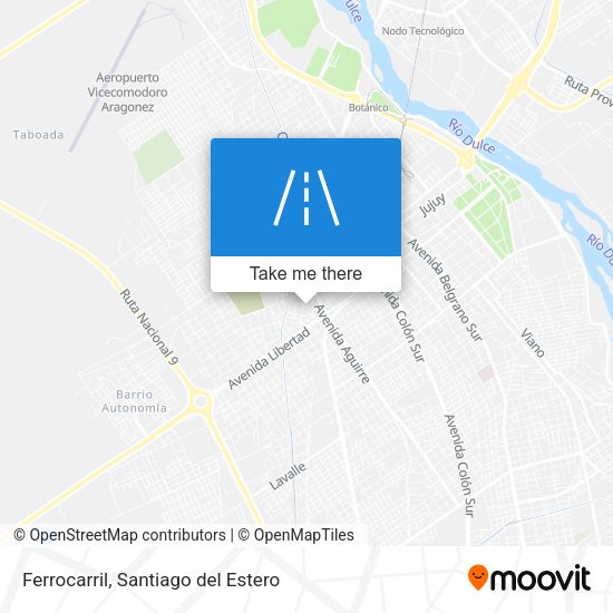 Ferrocarril map