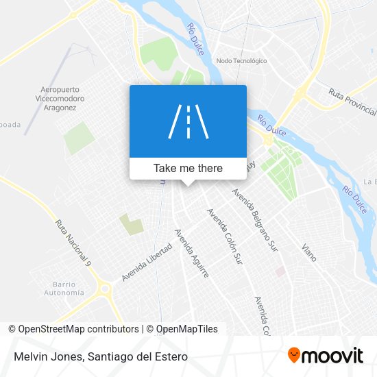 Melvin Jones map