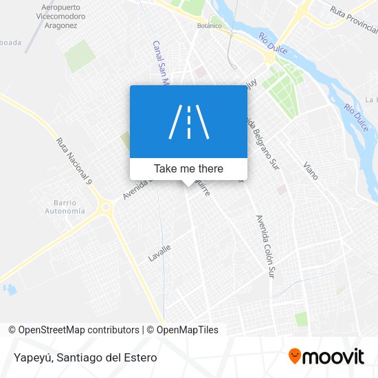 Yapeyú map