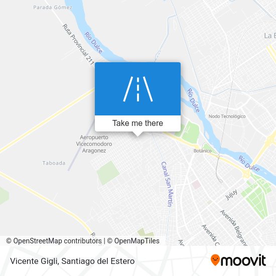 Mapa de Vicente Gigli