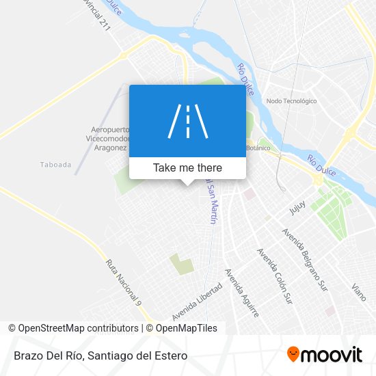 Mapa de Brazo Del Río
