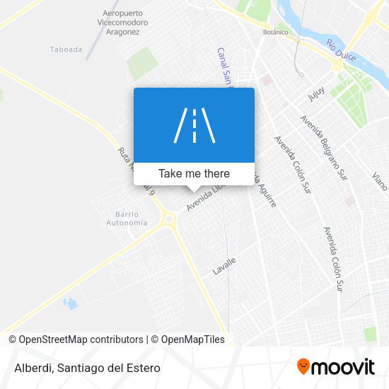 Mapa de Alberdi