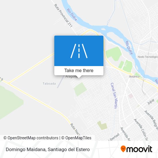 Mapa de Domingo Maidana