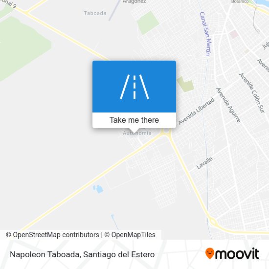 Napoleon Taboada map