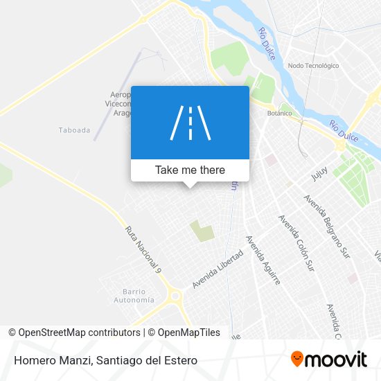 Homero Manzi map