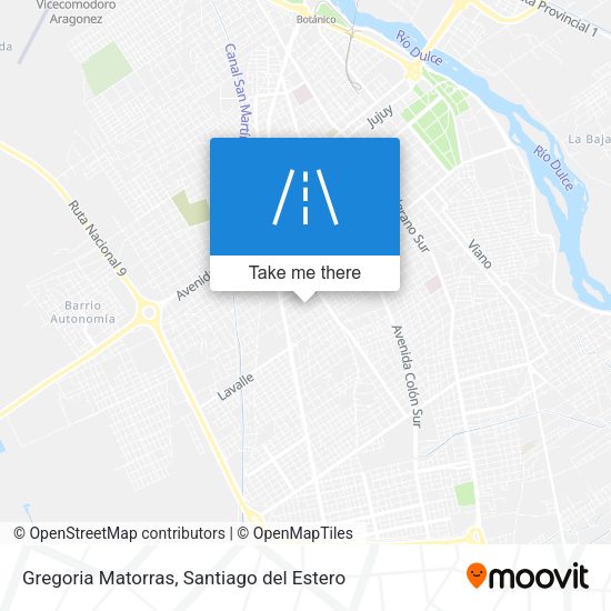 Gregoria Matorras map