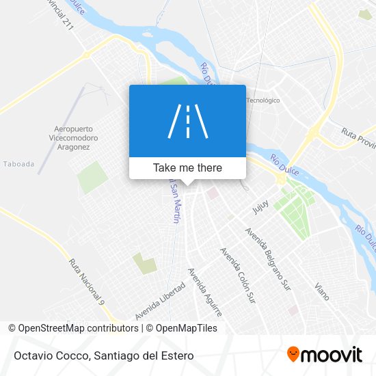 Mapa de Octavio Cocco