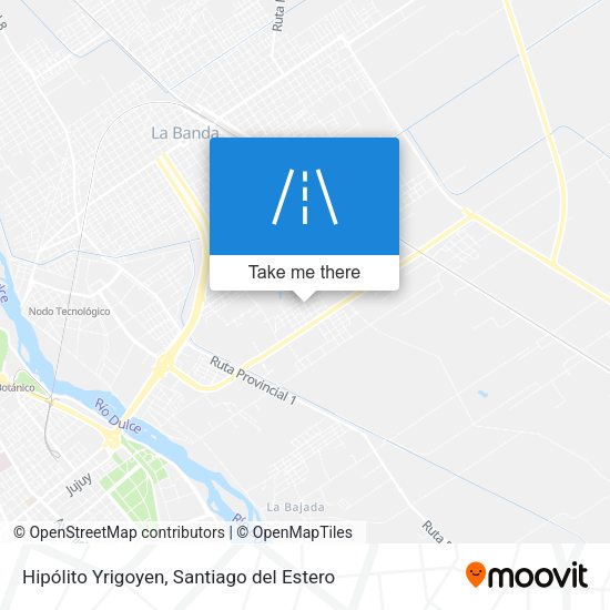 Mapa de Hipólito Yrigoyen