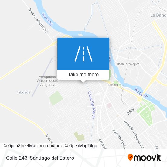Mapa de Calle 243
