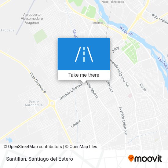 Santillán map