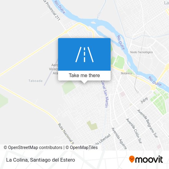 La Colina map