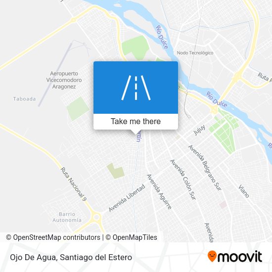 Ojo De Agua map