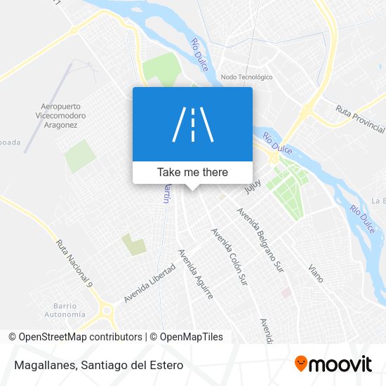 Magallanes map