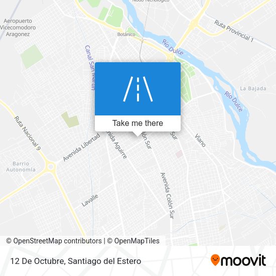 Mapa de 12 De Octubre