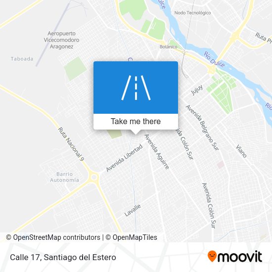 Calle 17 map