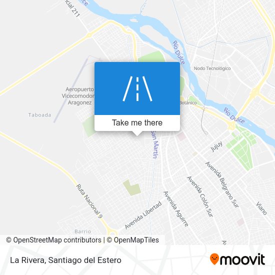 La Rivera map