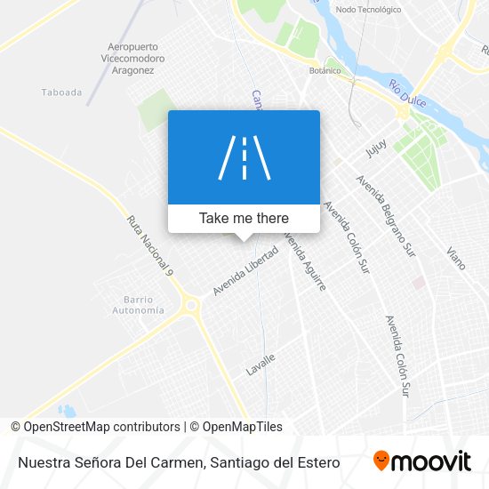 Mapa de Nuestra Señora Del Carmen