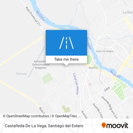 Castañeda De La Vega map