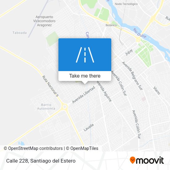 Mapa de Calle 228